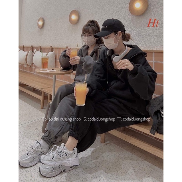 Bộ nỉ khoá trơn đa màu HT12