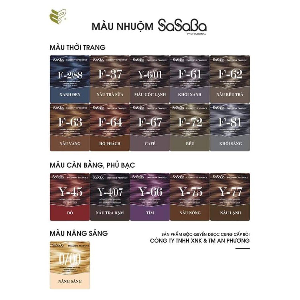 Màu nhuộm cân bằng dạng túi