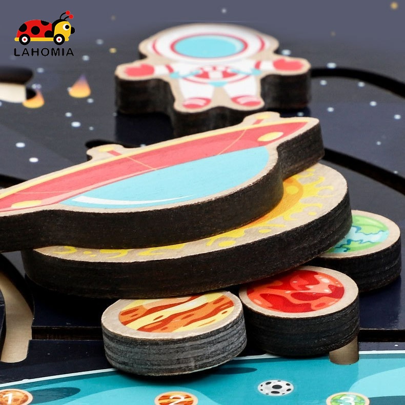 LAHOMIA Đồ chơi xếp hình hành tinh phong cách montessori học tập về khoa học dành cho trẻ em