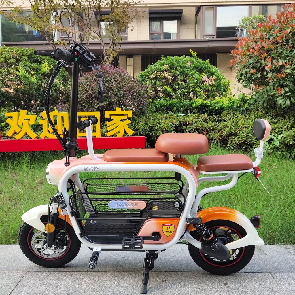 Xe điện mini LIHAZE 3 yên mẫu mới, pin Lithium 48V-15a, Hàng chính hãng