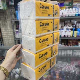 LỐC 5 GÓI Giấy rút Co.ro.na (gói 500 tờ ) .