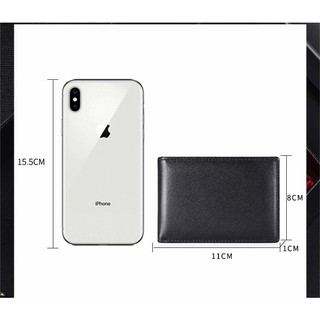 Ví Da Mini RFID Siêu Mỏng Kiểu Dáng Thời Trang Cho Nam