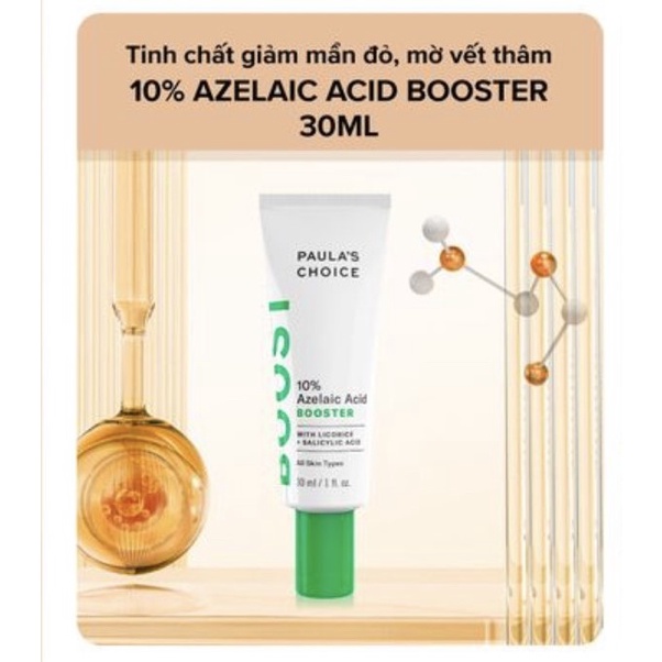 Tinh chất giảm mụn, đỏ da và mờ thâm 10% Azelaic Acid Booster