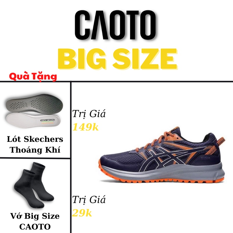 Đế Êm Màu Xanh Đen Big Size - Giày Thể Thao Nam Size Lớn 45 46 47 48