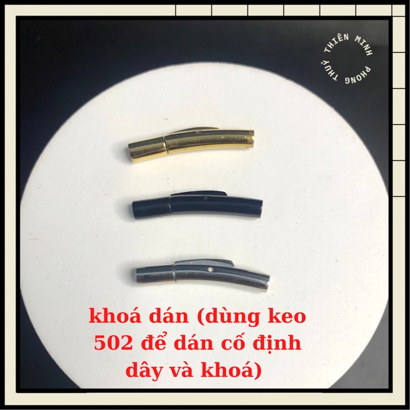 Vòng Tay Dây Cáp Lõi Thép size 2.5li Khoá Titan siêu bền