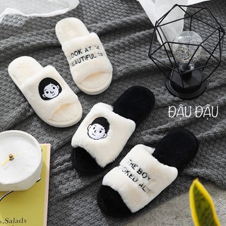 Dép bông cặp đôi lông cừu