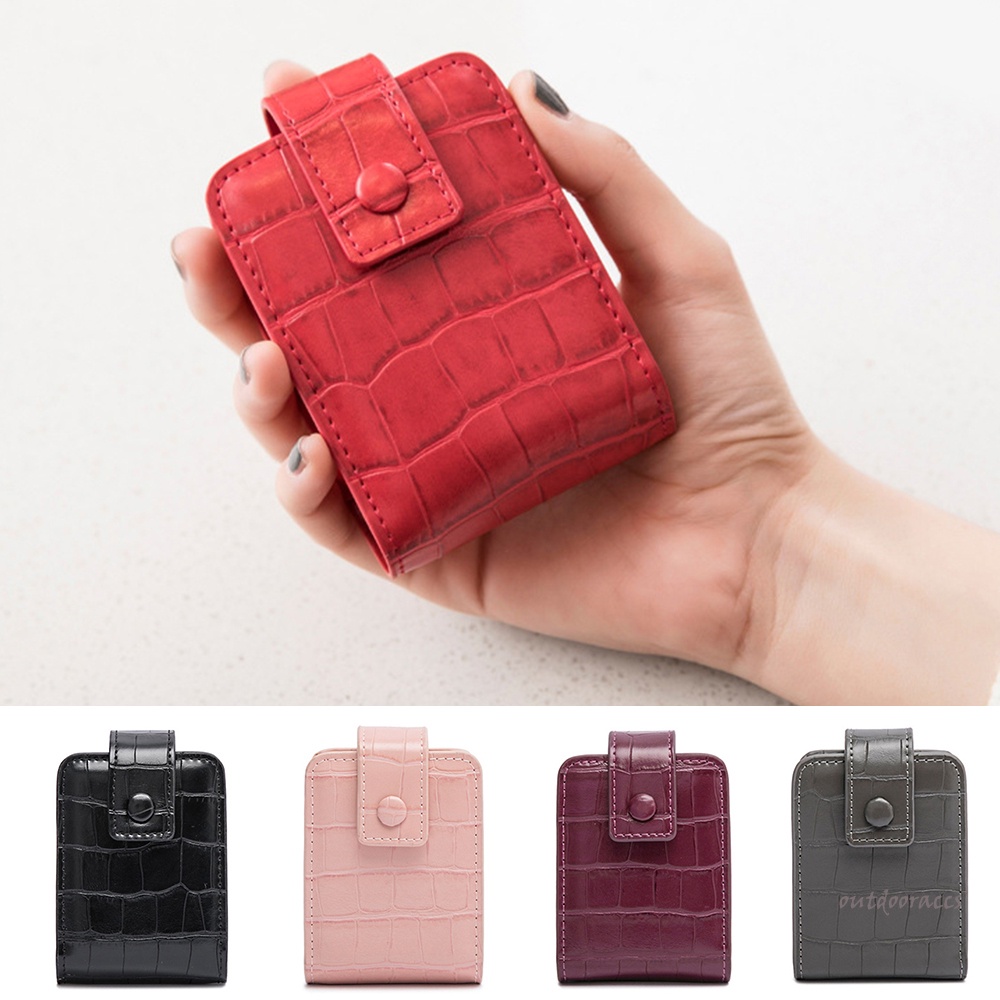 Hộp Đựng Son Môi PU Có Gương Trang Điểm Mini Cài Khóa Cài Và Túi Đựng Son Môi Làm Đẹp Phổ Biến Nhất Màu Sắc Trơn