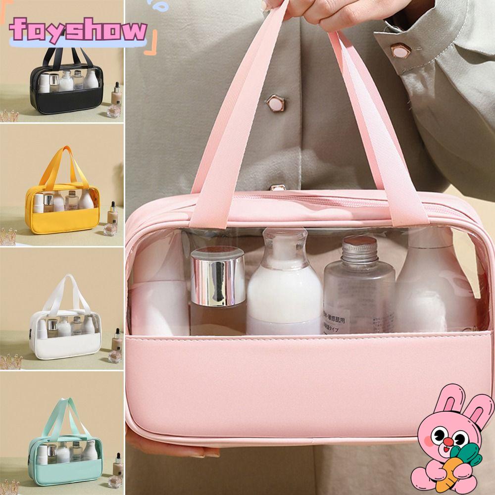 Túi Đựng Mỹ Phẩm Bằng Pvc Nhiều Màu Sắc Tiện Dụng Mang Theo Du Lịch Cho Nữ