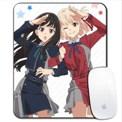 Miếng di chuột in hình Lycoris Recoil Quán cà phê bất ổn miếng lót chuột miếng để chuột anime chibi dễ thương