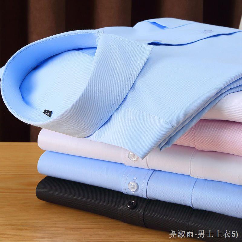 Áo Sơ Mi Dài Tay Màu Hồng Cổ Bẻ Thời Trang Cho Đàn Ông Trung Niên