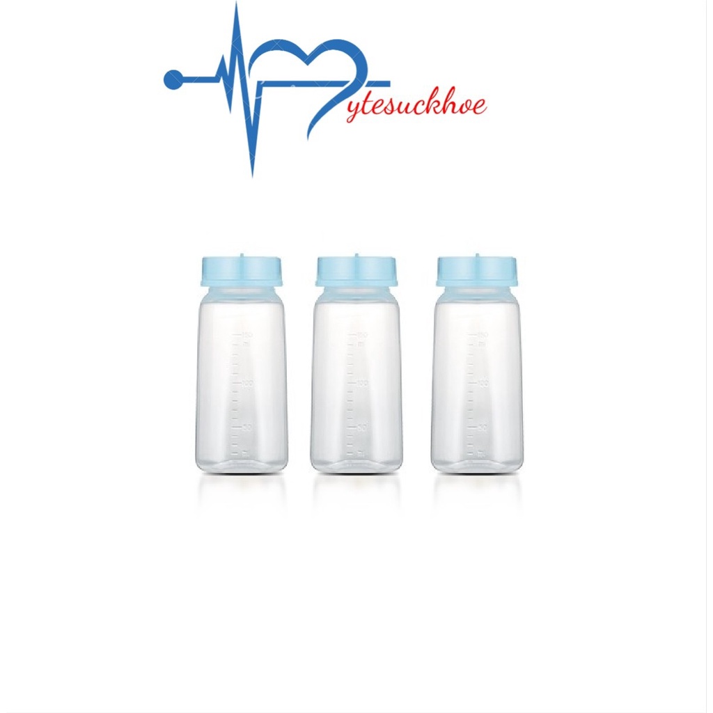 BỘ 3 BÌNH TRỮ SỮA CỔ HẸP SPECTRA 150ML