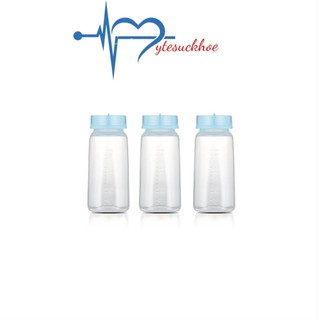 Bộ 3 bình trữ sữa cổ hẹp spectra 150ml