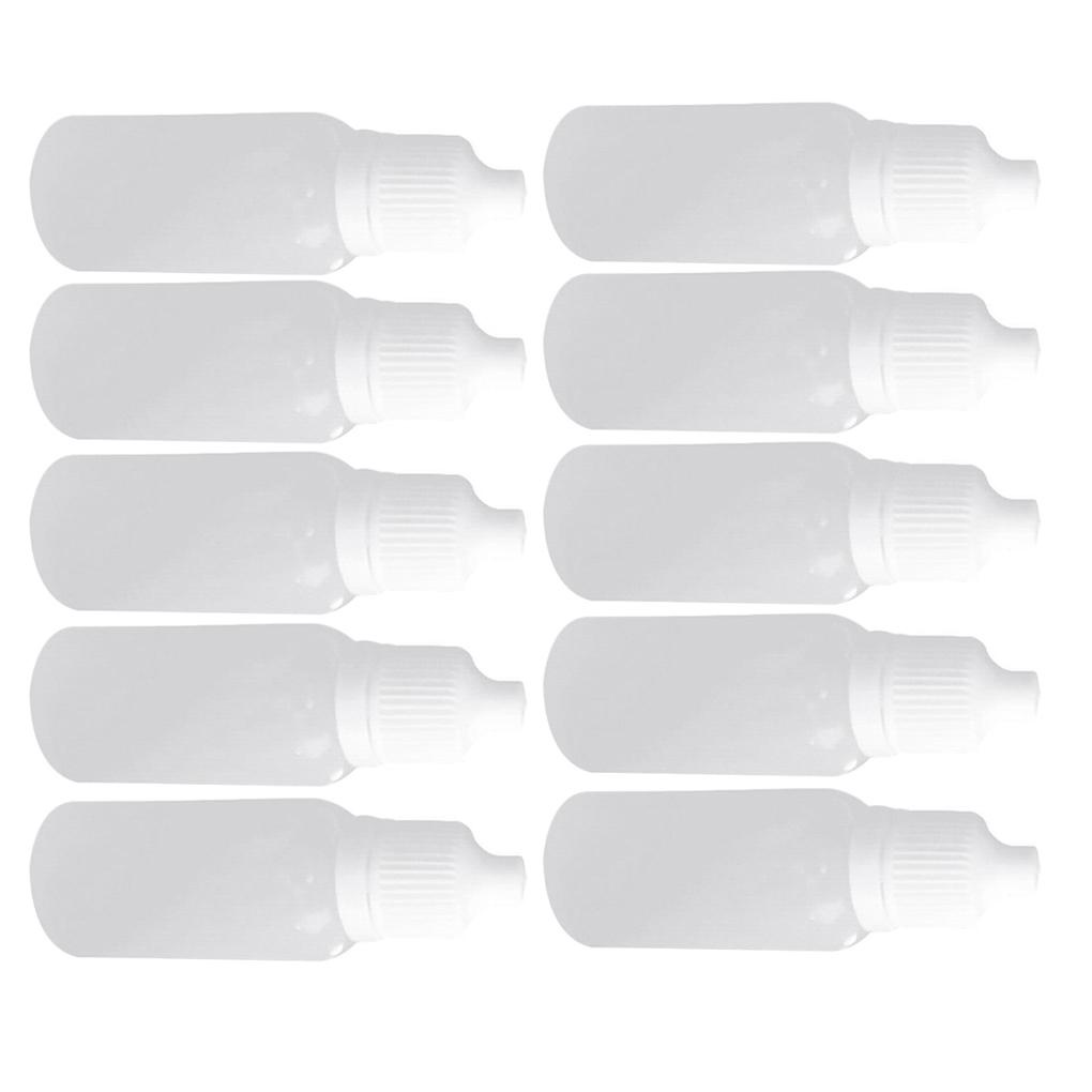 Set 10 Chai Nhựa PE Rỗng Trong Suốt Có Thể Bóp Được