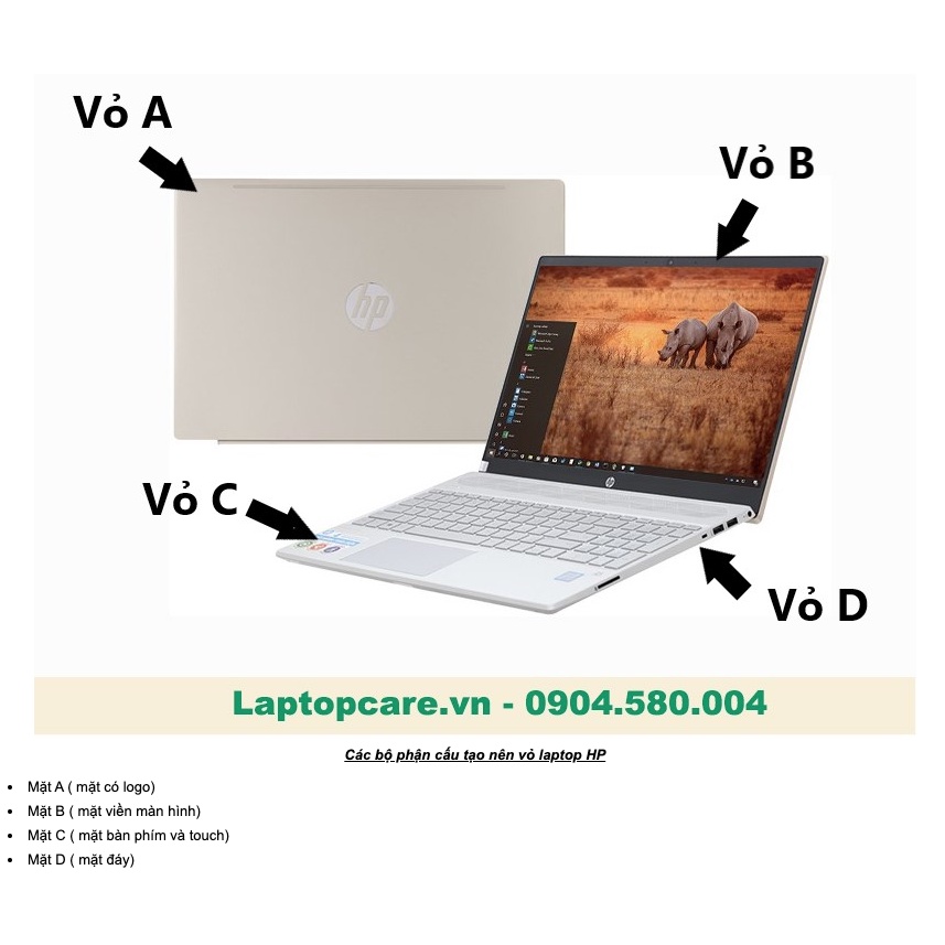 Vỏ Dell VOSTRO 3560 Zin Chính hãng