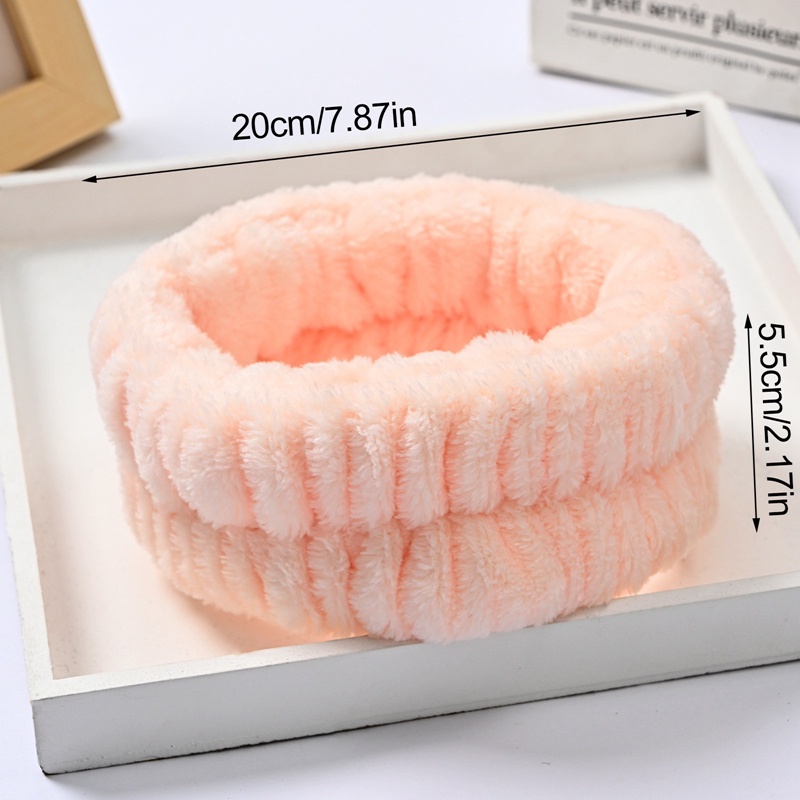 Băng Đô Rửa Mặt / Trang Điểm Bằng Vải Co Giãn