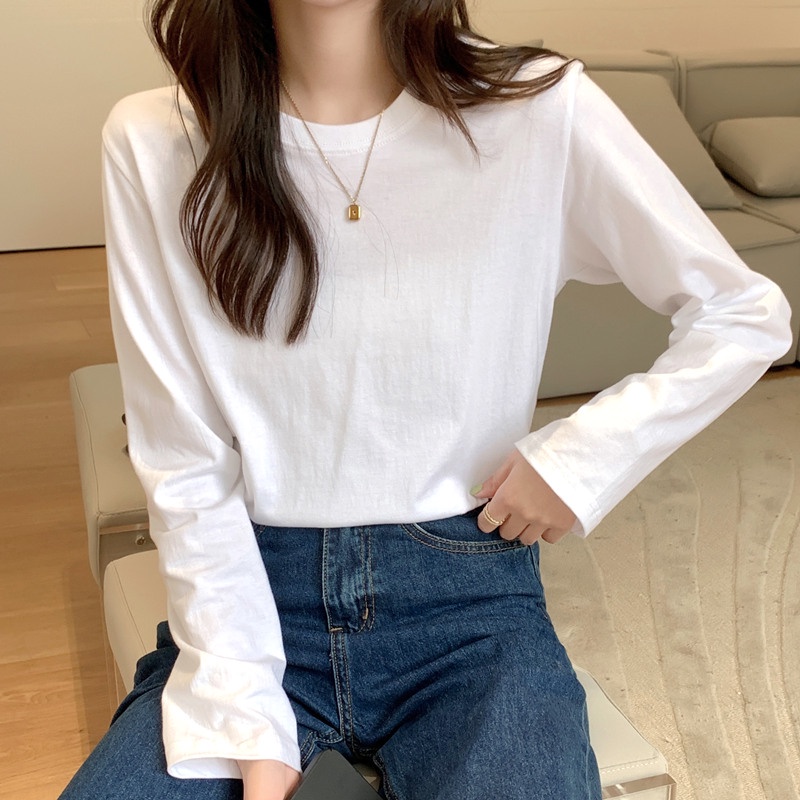 NRVP Áo Thun Nữ Dài Tay Thời Trang Hàn Quốc 2023