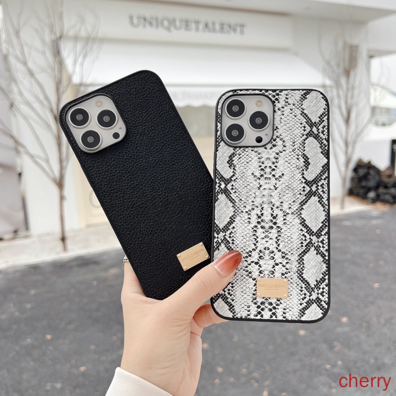 Ốp Điện Thoại Mềm Chống Trượt Chống Sốc In Logo Dolce & Gabbana Cho iphone 14 13 12 11 Pro Max X XS XR XSMAX