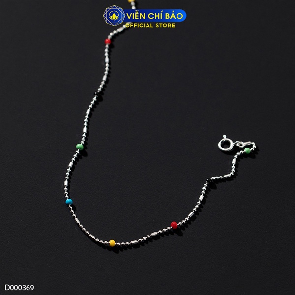 Dây chuyền bạc nữ Cầu Vồng chất liệu bạc 925 thời trang phụ kiện trang sức Viễn Chí Bảo D000369