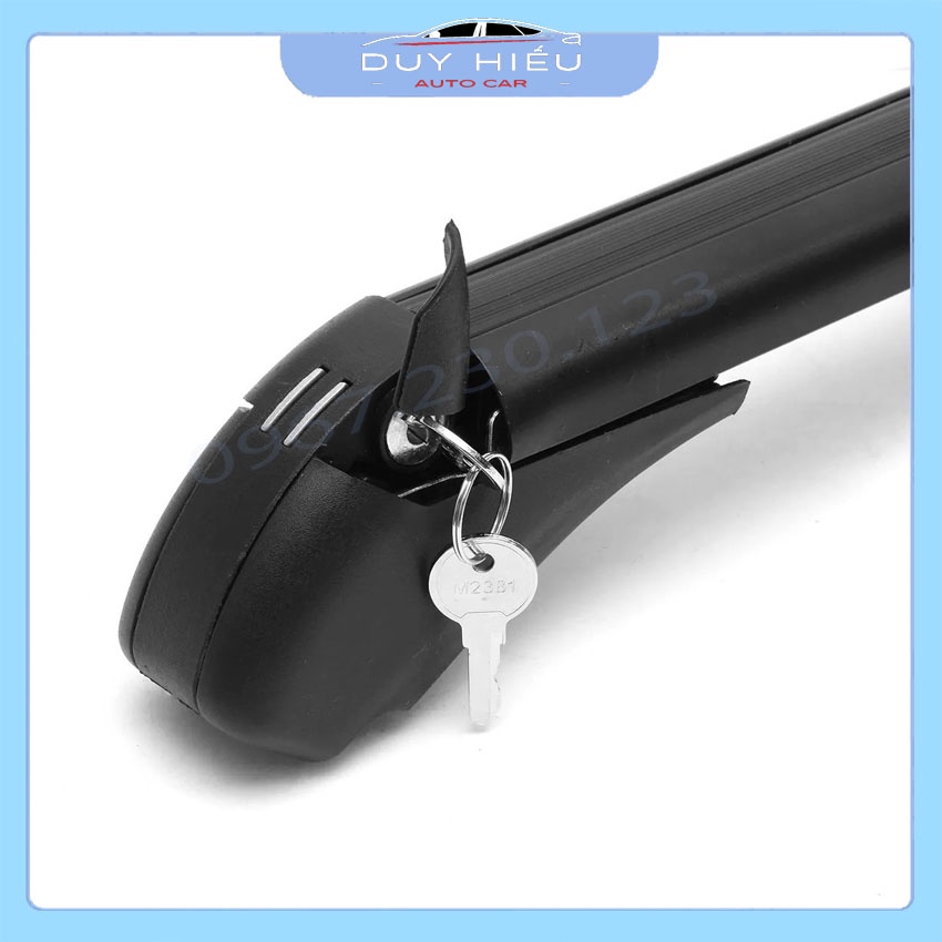 Hai Thanh Giá Nóc Xe Ô Tô Ngang Chở Hàng Cho Xe Morning, Getz, Wigo Chịu Được Tải Trọng 150 Kg