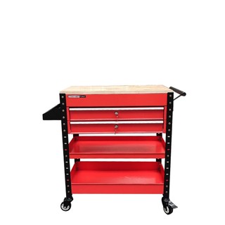 Tủ đồ nghề 2 ngăn kéo có mặt bàn gỗ Stronger Tool