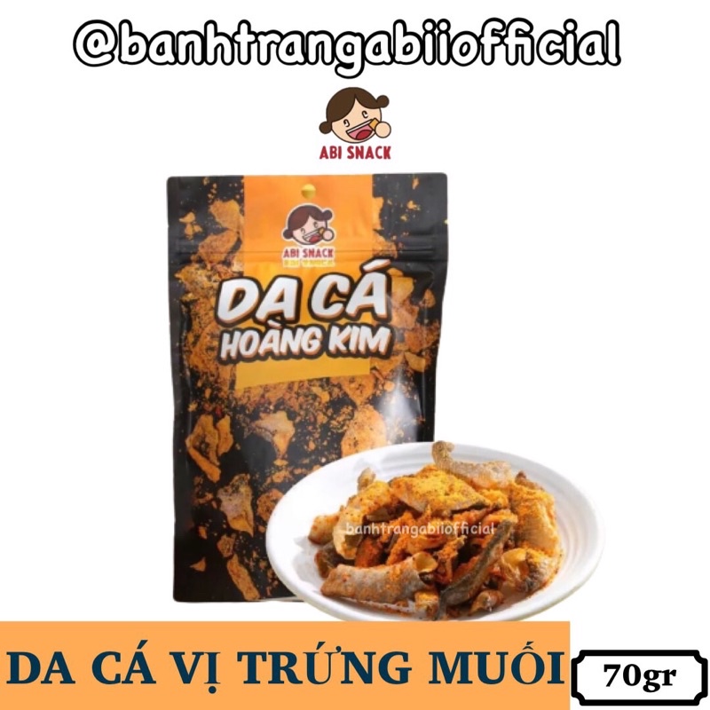 Da cá hoàng kim - da cá trứng muối Abi