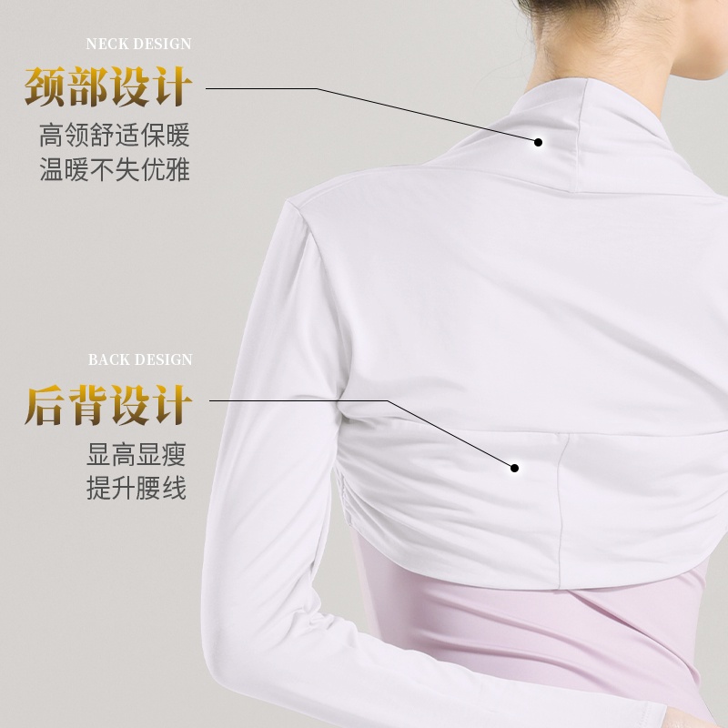 Bộ Đồ Tập Múa Ba Lê Dài Tay Thời Trang Thu Đông Cho Nữ