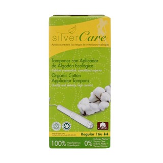 Tampon hữu cơ có cần đẩy Silvercare