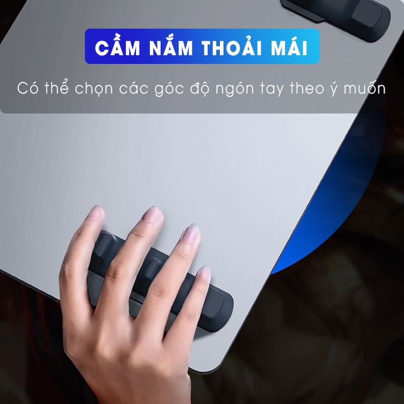 Giá đỡ tay cầm máy tính bảng táo tablet SIDOTECH PB01 / PB02 dán trực tiếp mặt sau giúp cầm nắm chơi game thoái mái