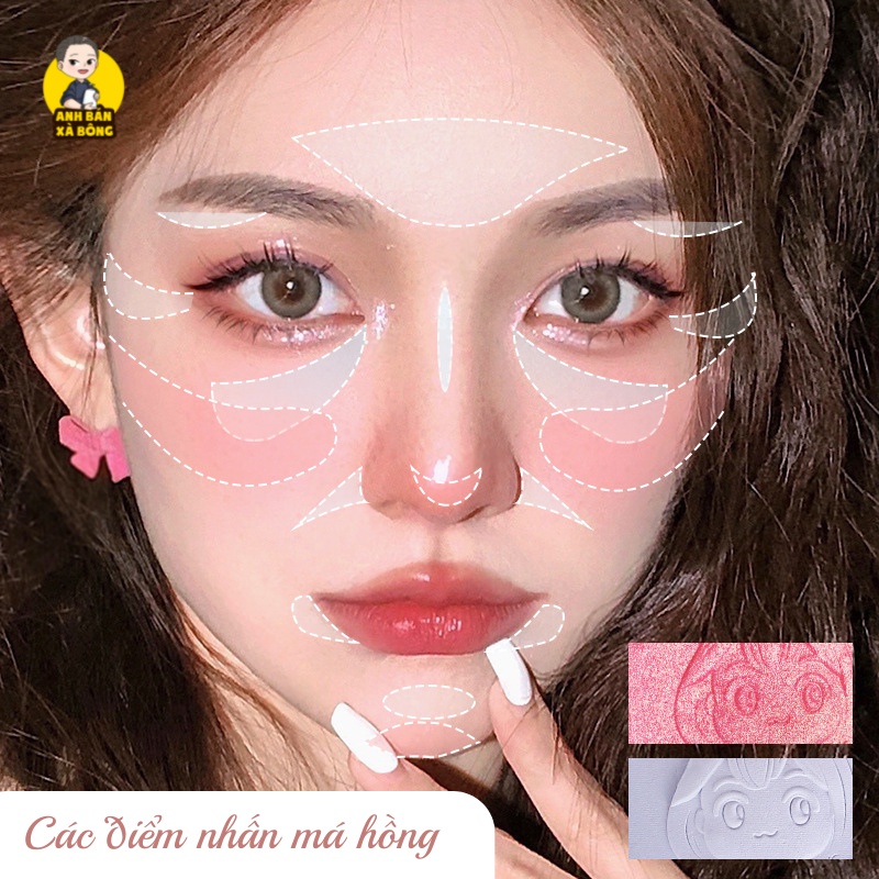 Phấn Má Hồng WODWOD Light Transparent Gradient Blush Powder W926