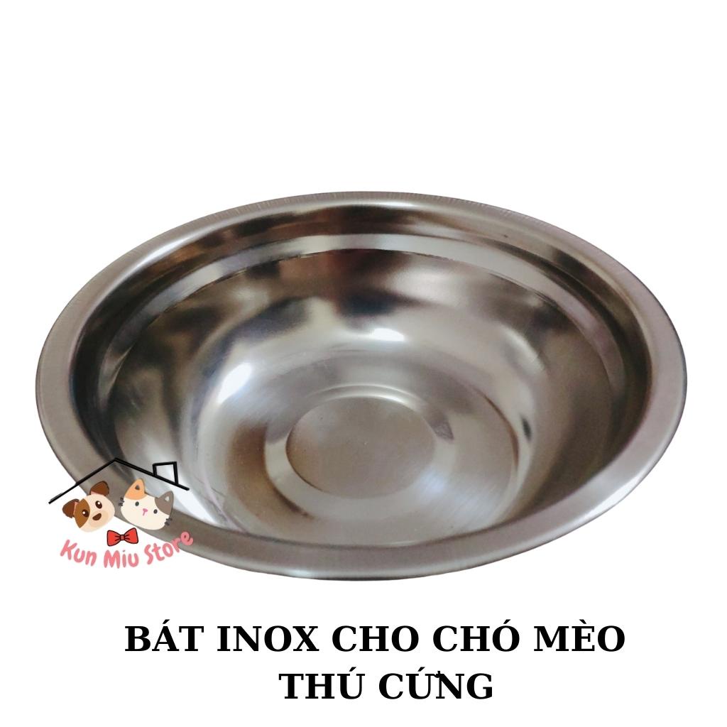 Bát Ăn Inox Cho Chó Mèo