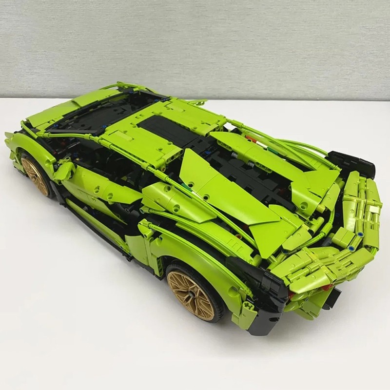 Đồ Chơi Lắp Ráp Mô Hình 3D Technic Siêu Xe Đua Lamborghini SIAN FKP 37  1:8