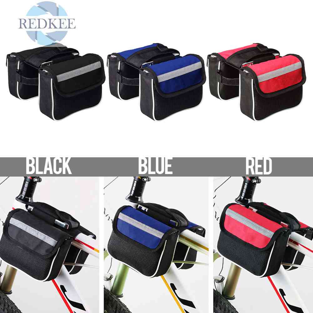 Túi Đựng Điện Thoại Gắn Khung Trước Xe Đạp Leo Núi Tiện Lợi