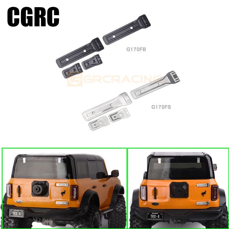 Bản Lề Cửa Bằng Kim Loại Cho Xe Điều Khiển Từ Xa Traxxas TRX4 2021 Bronco 1 / 10