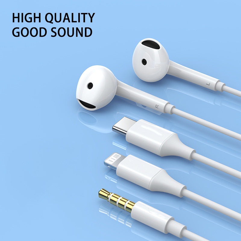 Tai Nghe Nhét Tai Bluetooth Có Mic Cho Xiaomi Huawei IPhone 14 13 12 11 Pro XR XS Max Mini 7 Plus