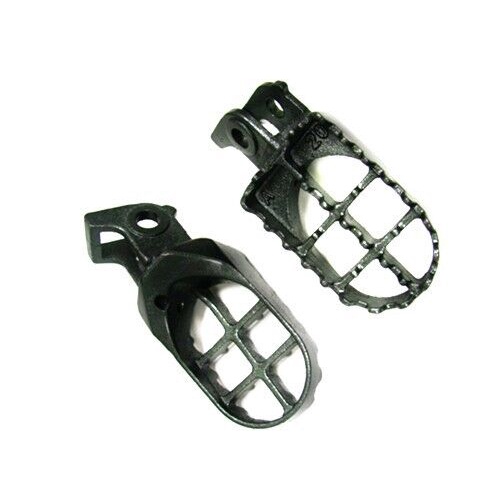 Bàn Đạp Để Chân Bằng Thép Màu Xám Cho 88-94 HONDA CR125 CR250 CR500 CR 125 250 500