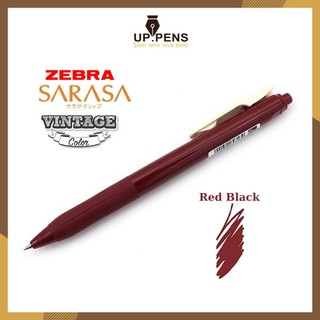 Bút gel Zebra Sarasa Clip – 0.5mm – Màu đỏ vintage (Red Black)