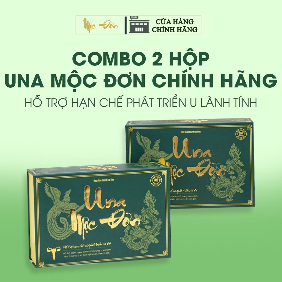 Combo 3 hộp Una Mộc Đơn - Hạn chế phát triển u xơ, u nang