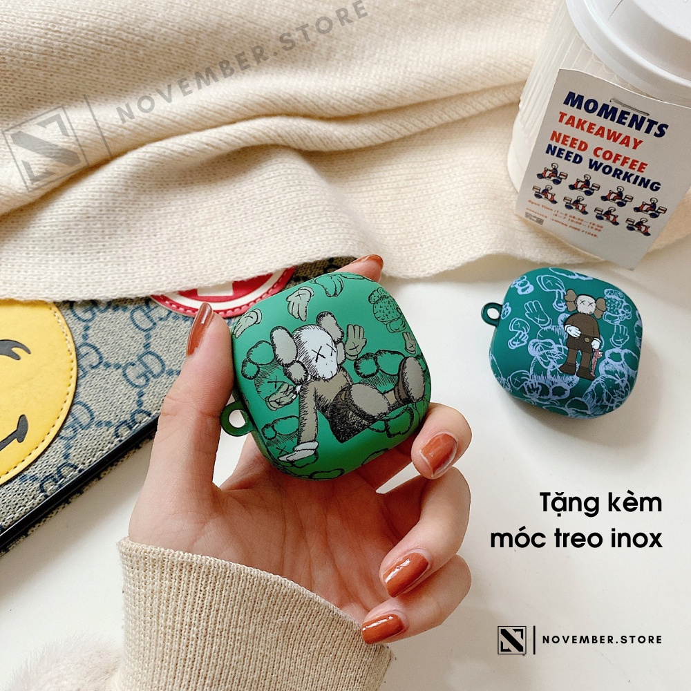 Ốp case cho Galaxy Galaxy Buds2 Pro / Buds 2 / Buds FE / Buds Pro / Buds Live in hình Kaws / Simpsons - Tặng kèm móc