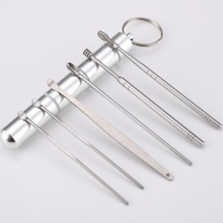 Bộ dụng cụ ráy tai 7 món inox [ Mẫu mới ]