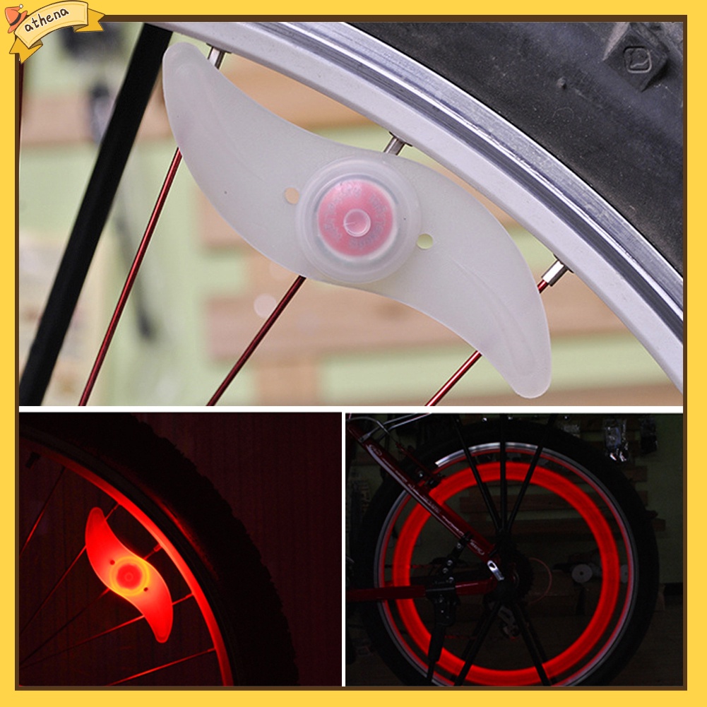 Bộ đèn LED chống nước gắn trang trí căm xe đạp