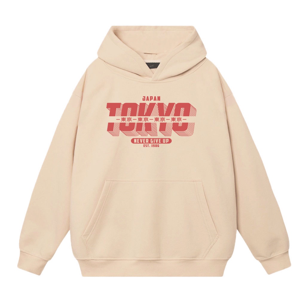 HOODIE TOKYO IN 5D TRƯỚC NGỰC CỰC CHẤT NAM NỮ