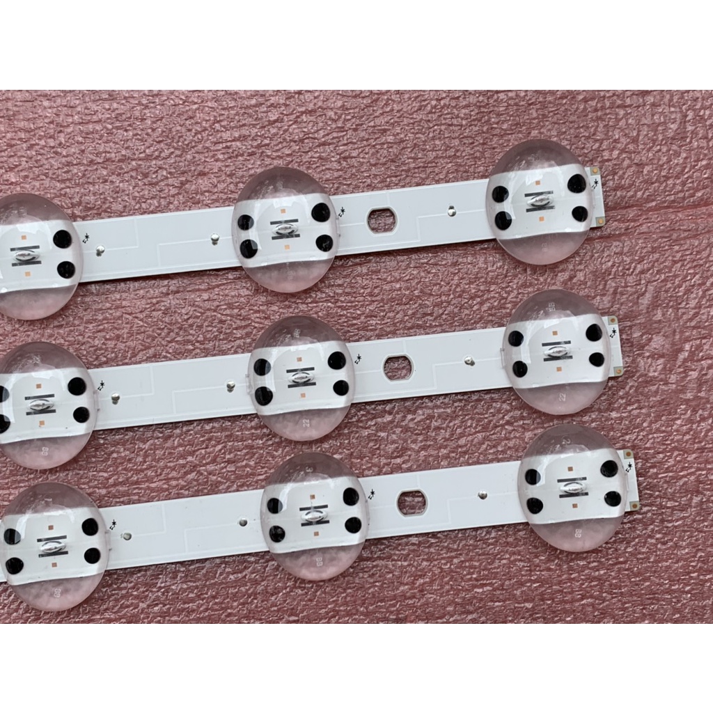 LED TIVI LG 43UM7300 43UM7400 HÀNG MỚI 100% BỘ 3 THANH MỖI THANH 7 BÓNG 6V CHÓA ĐẠI DÀI 42,5cm LGIT_Y19_43UM73