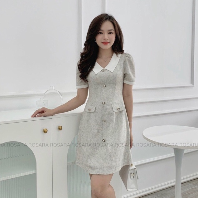 Váy Thiết Kế Thời Trang Công Sở Nữ Điệu Đà Rosara V39