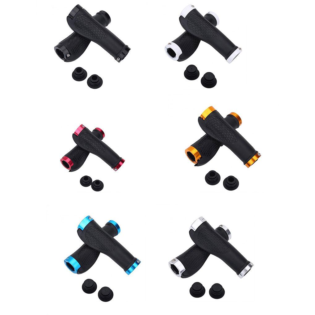 Vỏ Bọc Tay Lái Xe Đạp Bằng Cao Su TPR Khóa Hợp Kim Nhôm Chống Trượt