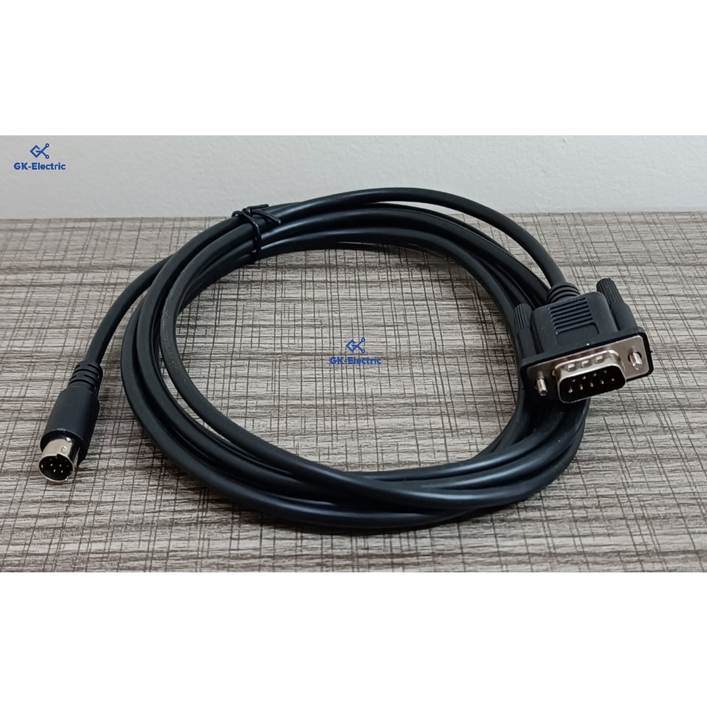 Cáp kết nối HMI Delta với PLC Mitsubishi (DOP-FX)
