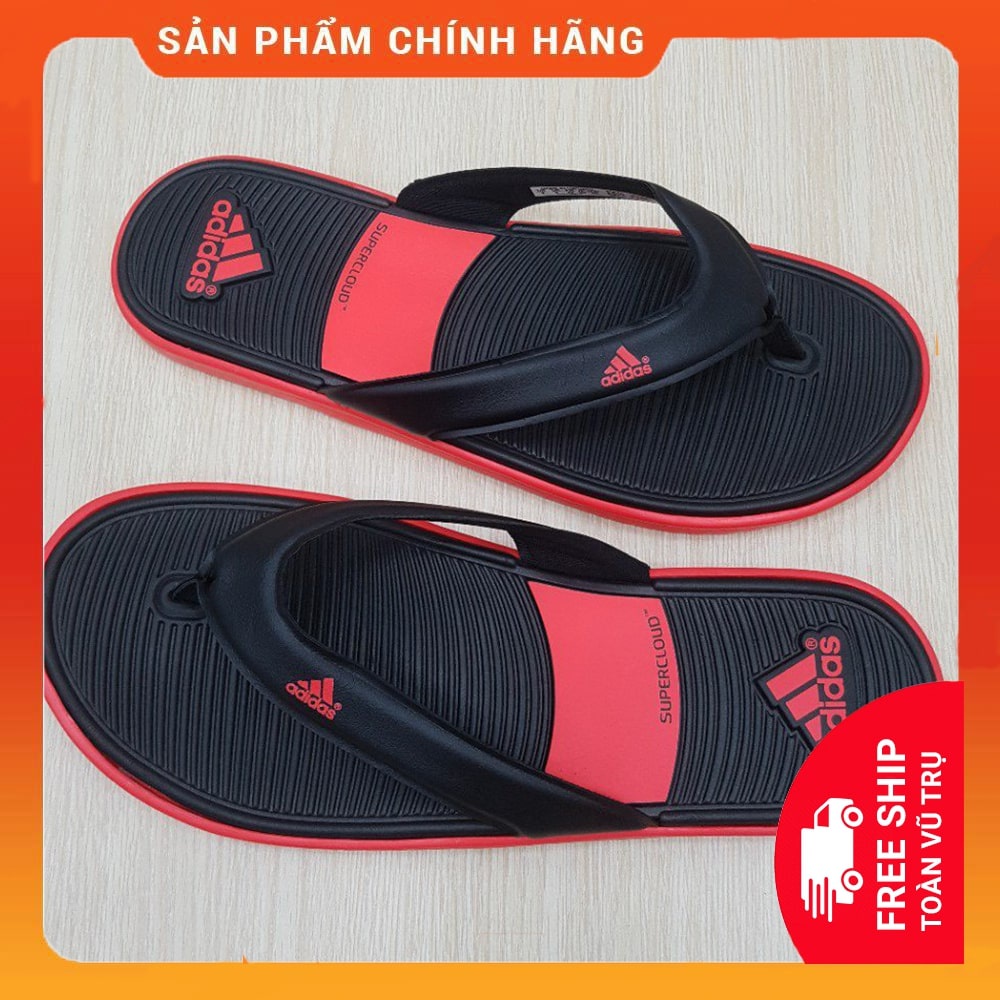 Dép Kẹp Adidas cao cấp SuperCloud Basic - Đế, quai chính hãng chống trơn trượt, siêu bền. FREESHIP