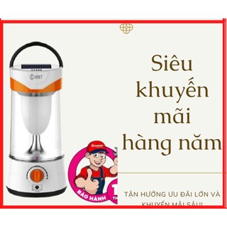 Đèn sạc led comet crl3103s 10w, có tấm pin sạc năng lượng mặt trời