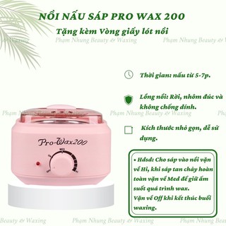 Nồi nấu sáp wax lông pro 200 - phiên bản nâng cấp