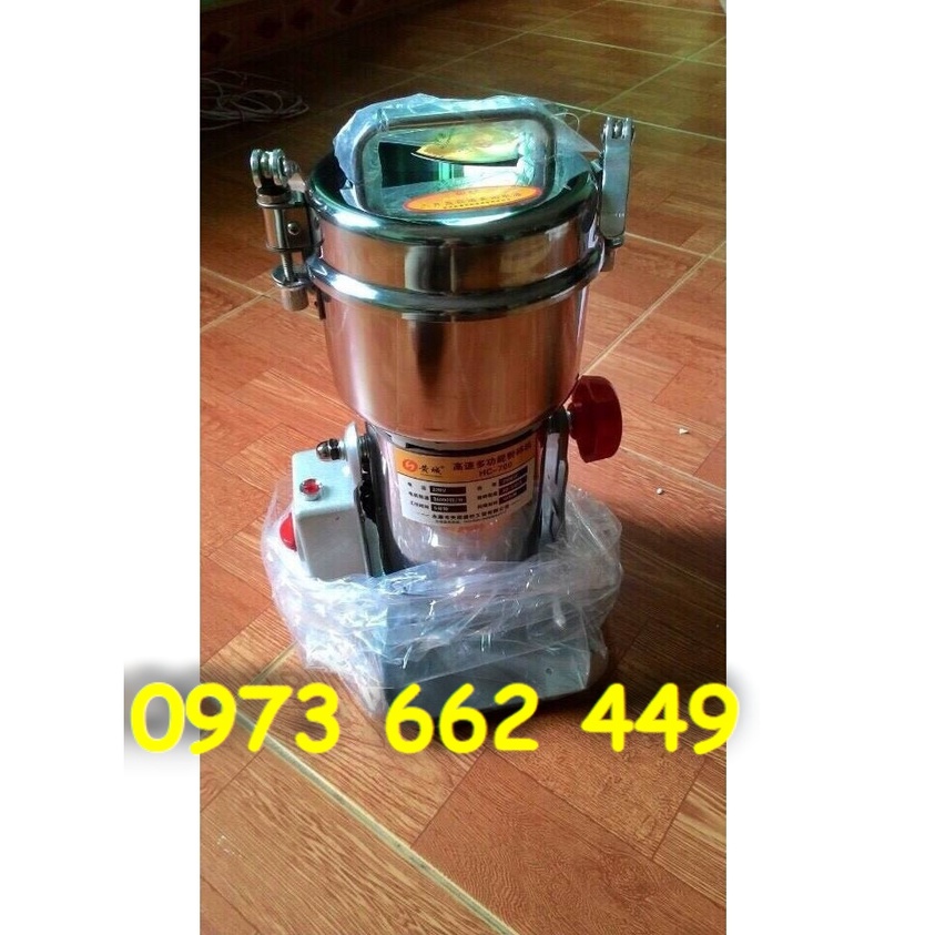 Máy xay bột gạo làm thính, xay bột ngũ cốc, tam thất siêu mịn 800g