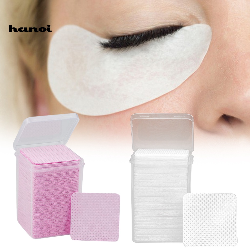 Hộp 200 Miếng Bông Tẩy Trang Bằng Vải Không Dệt Mềm Mại Linh Hoạt Cho Nữ